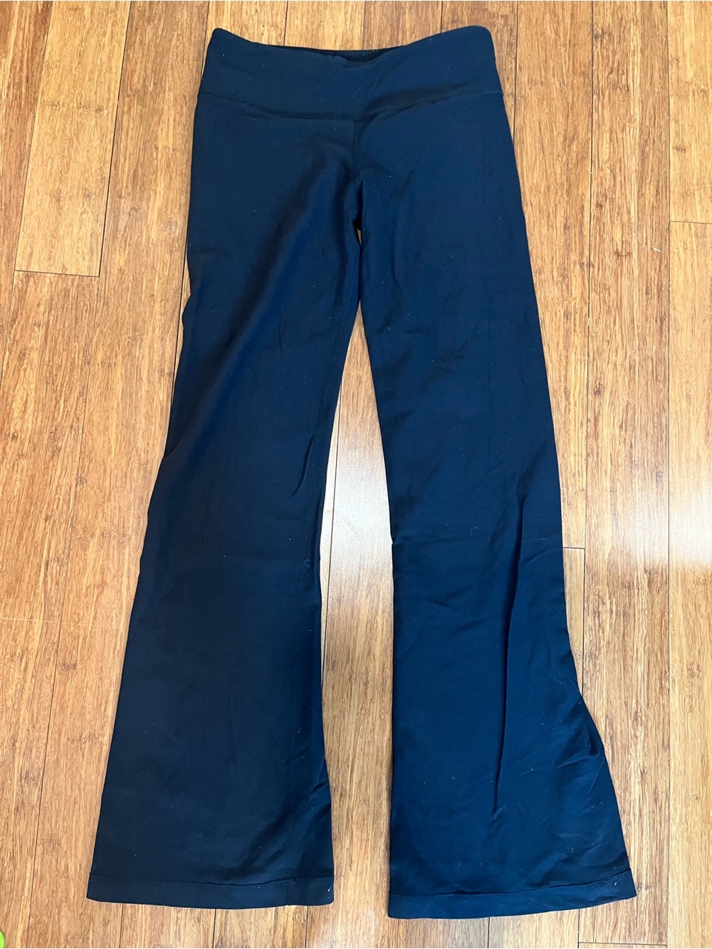 lululemon athletica Black Flared Yoga Pants